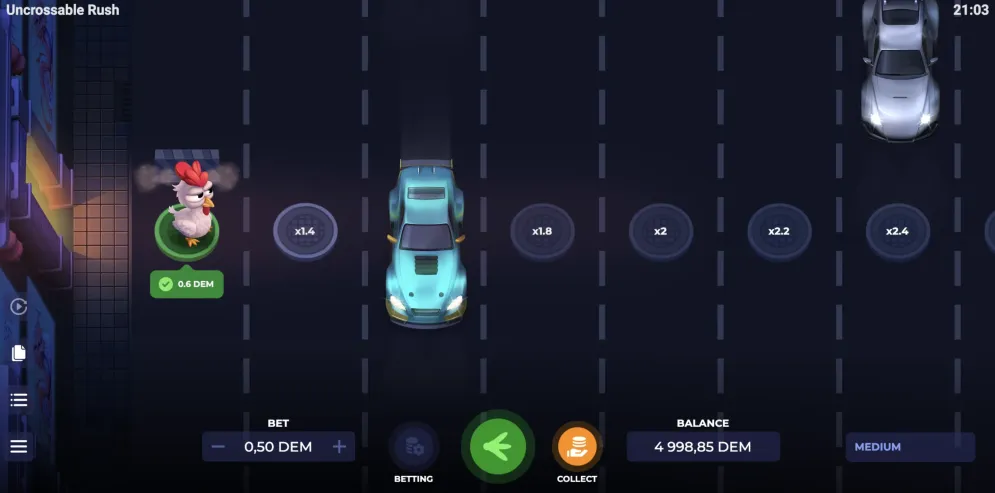 Uncrossable Rush