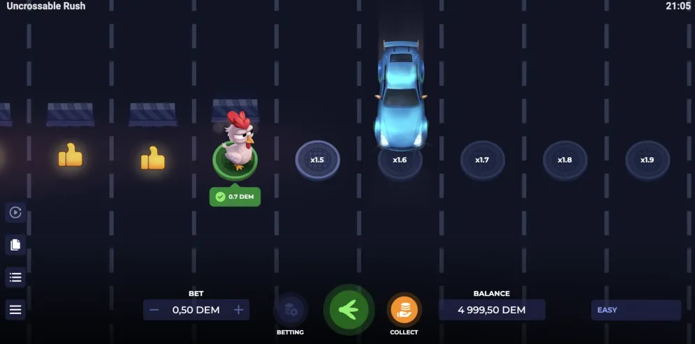 Uncrossable Rush